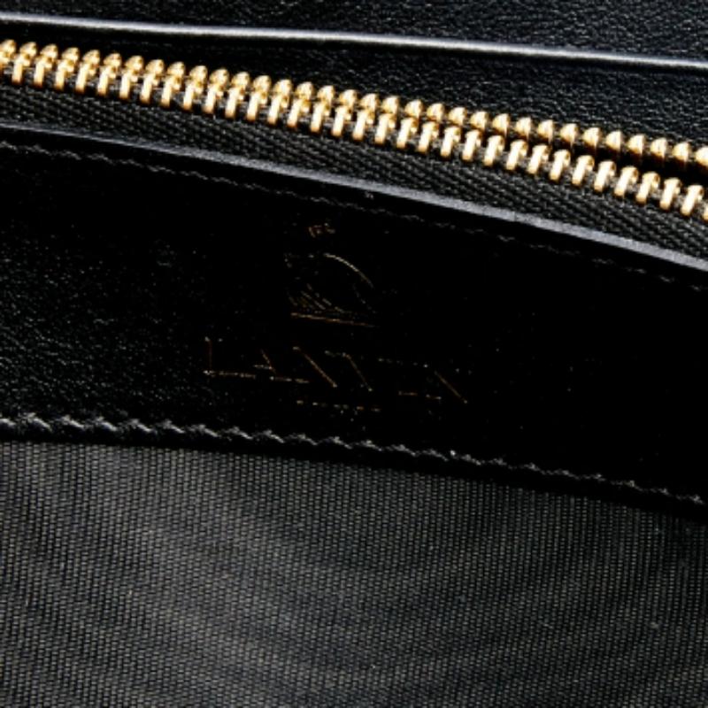Portefeuille zippé en python beige de Lanvin en vente 3