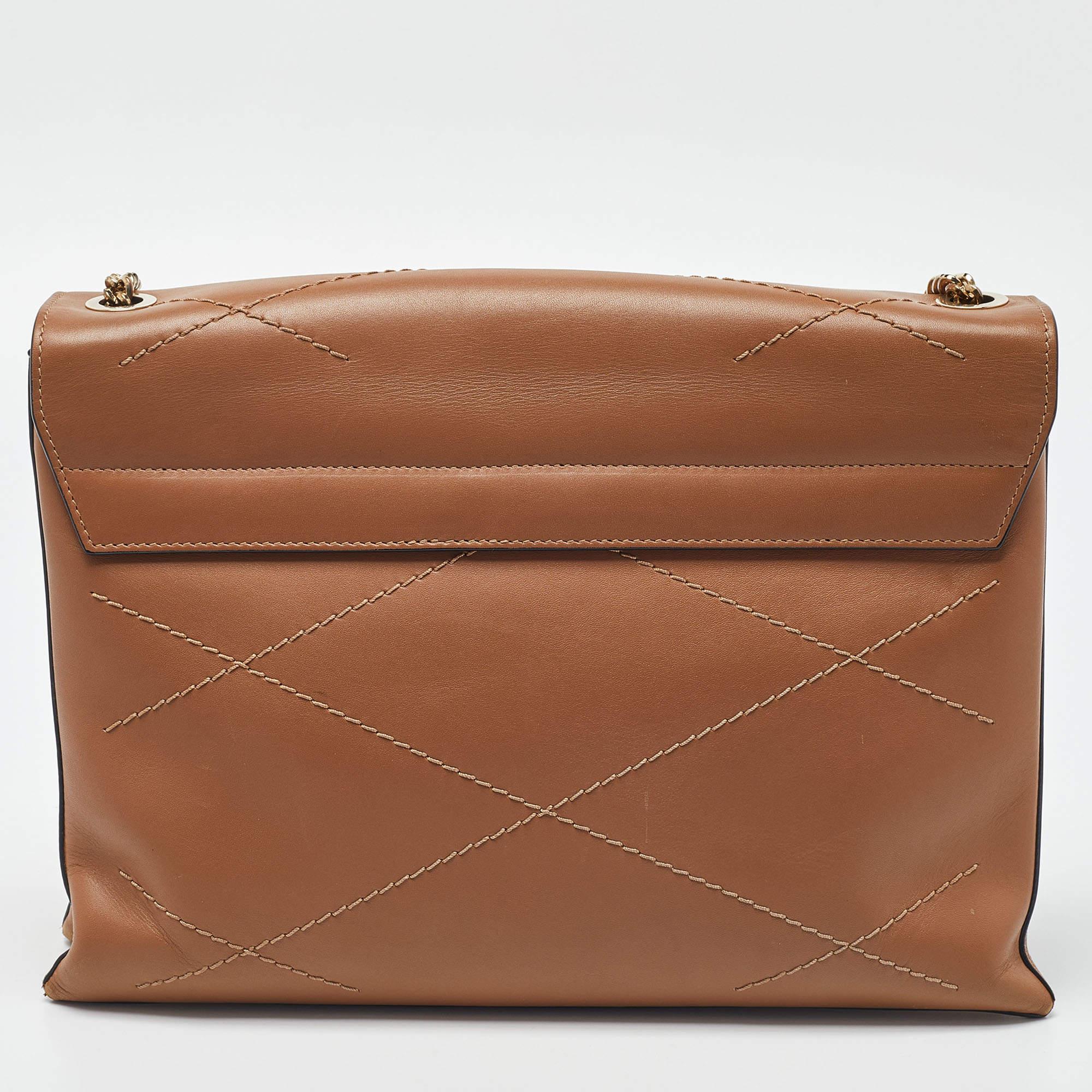 Women's Lanvin Beige Quilted Leather Sugar Shoulder Bag