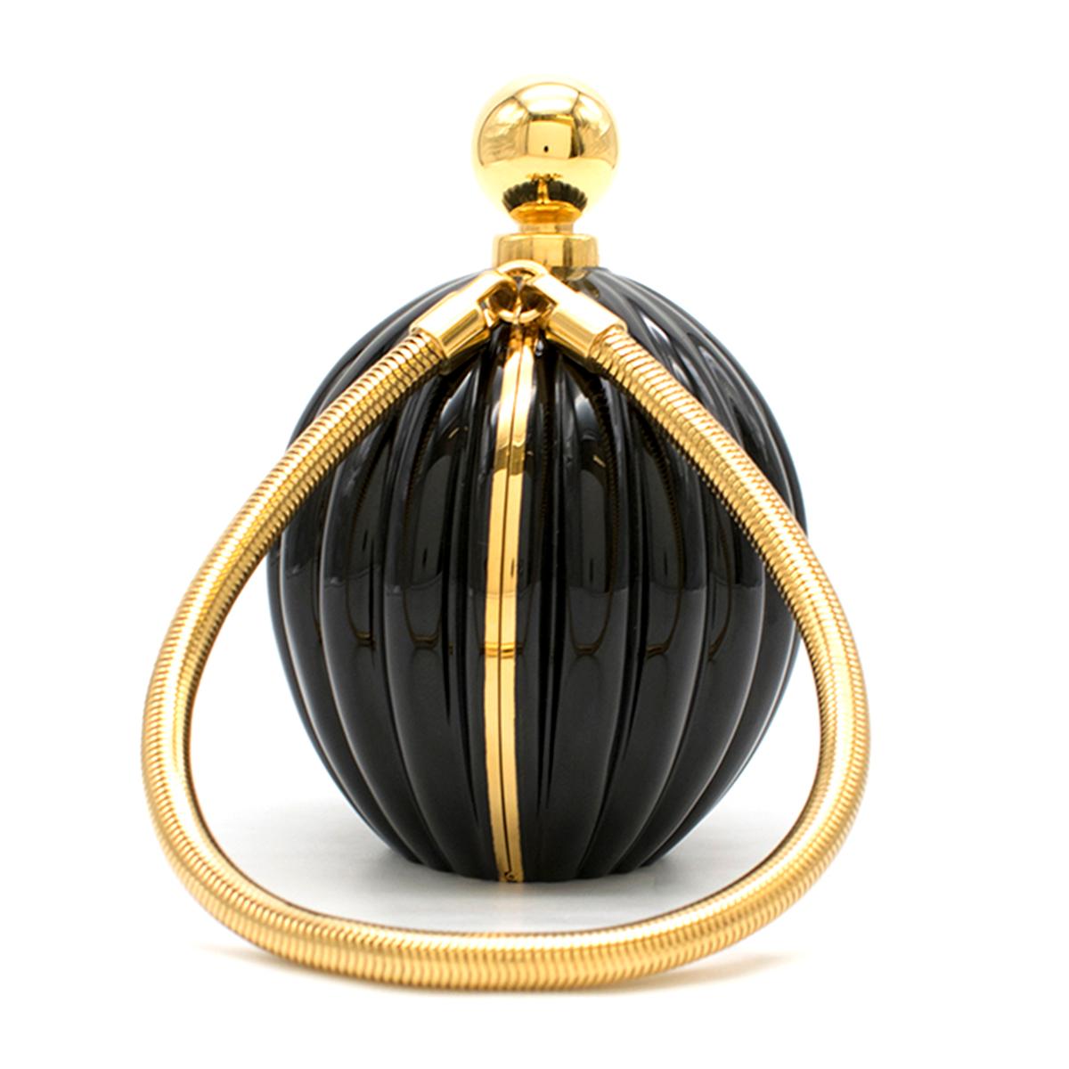 Women's Lanvin Black Black 'Arpege Minaudiere' Ball Clutch