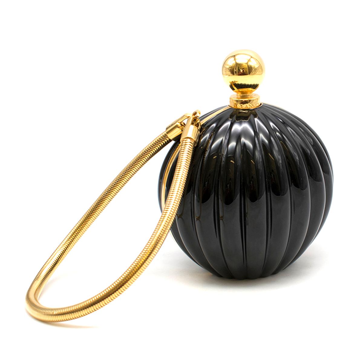 Lanvin Black Black 'Arpege Minaudiere' Ball Clutch 2