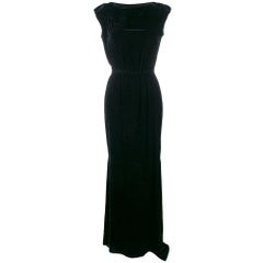Lanvin Black Couture Gown