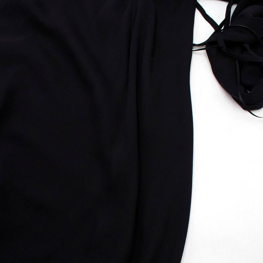 Lanvin Black Halterneck Silk Gown FR 38 4