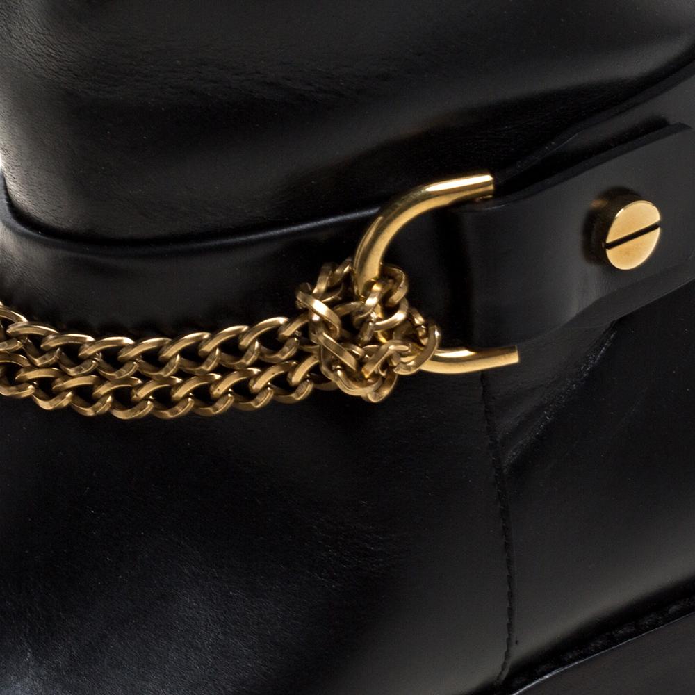 Lanvin chain boots best sale