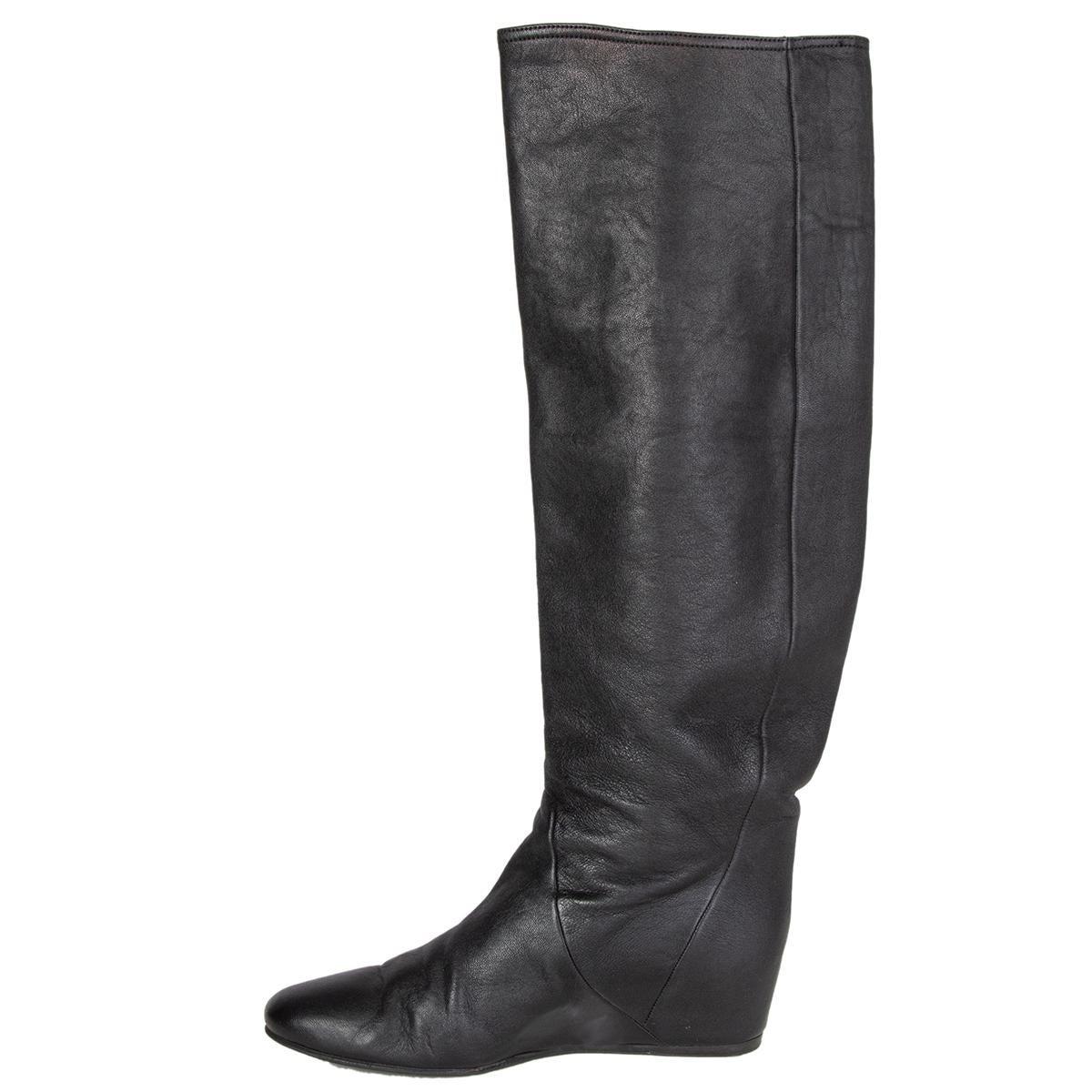 lanvin wedge boots