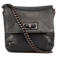 Lanvin Black Leather Mini Pop Shoulder Bag