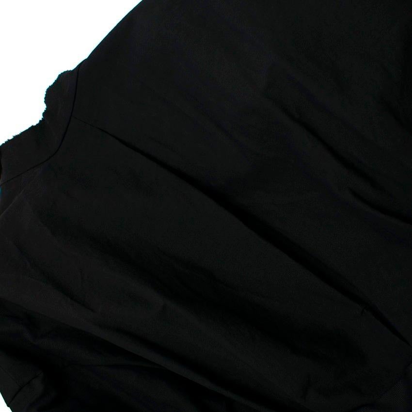 Lanvin Black Linen Blend Belted Jacket - Size US 10 For Sale 4