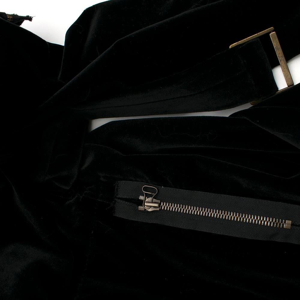 Lanvin Black Longline Wrap Coat - Size US 10 For Sale 3