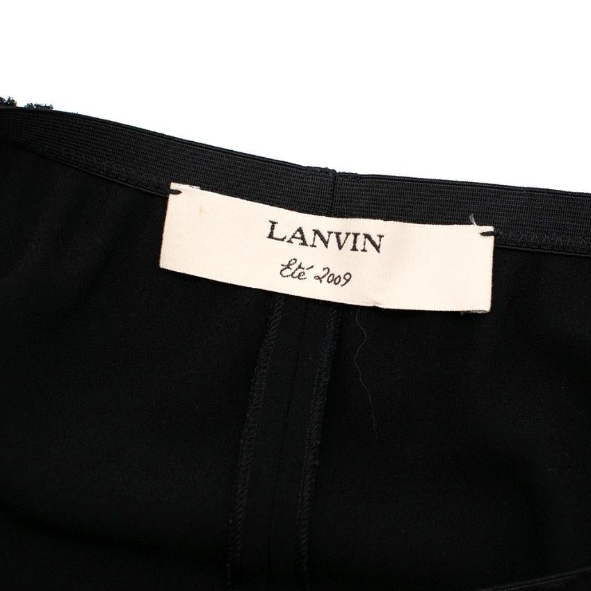 Lanvin Black Maxi Skirt S 38 In New Condition In London, GB