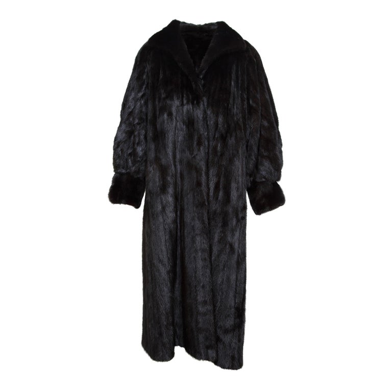 Lanvin Black Mink Coat For Sale at 1stDibs