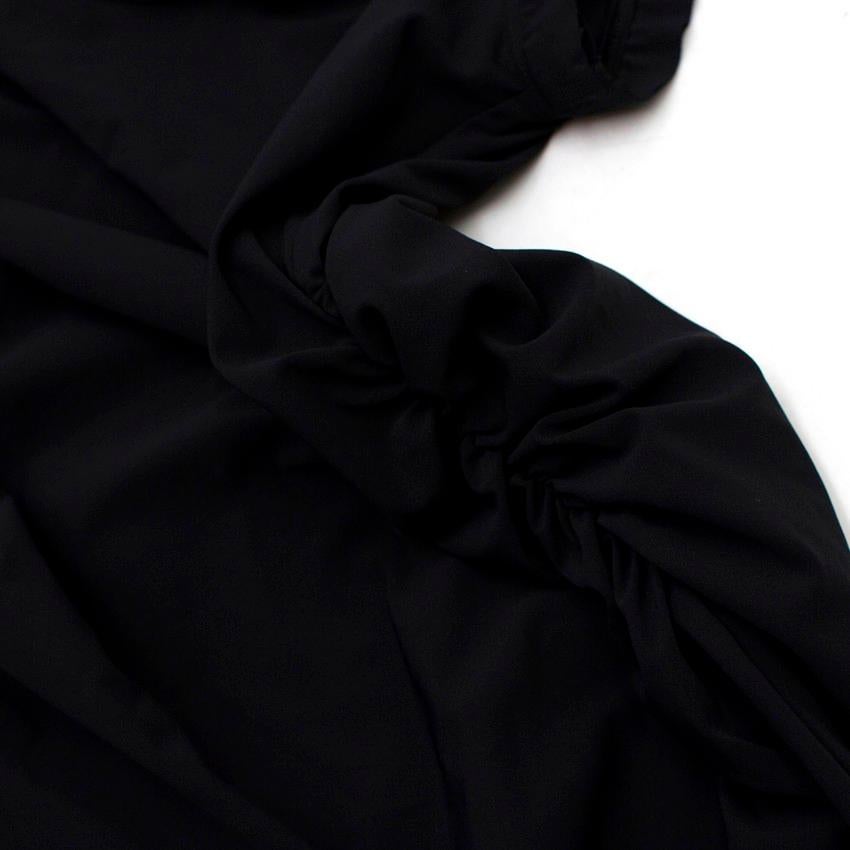 Lanvin Black Ruched Dress  3