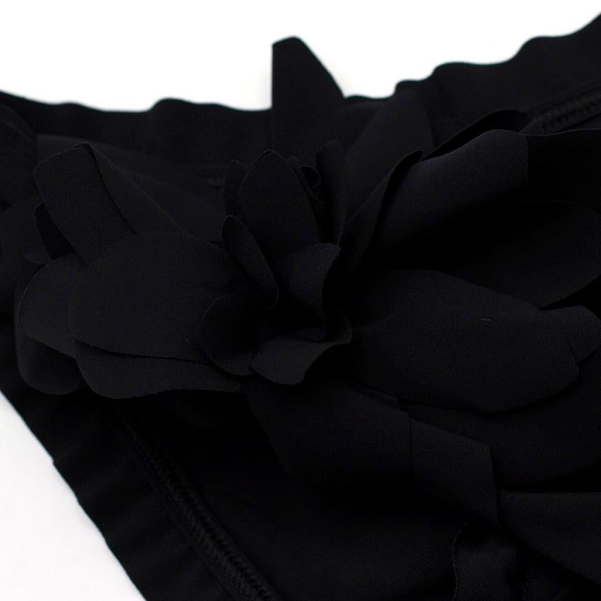 Women's Lanvin Black Ruched Dress - Size Estimated M  For Sale