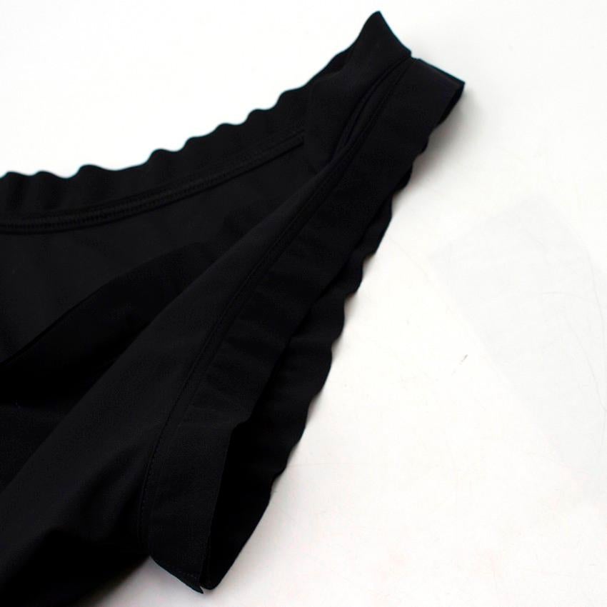 Lanvin Black Ruched Dress - Size Estimated M  For Sale 2