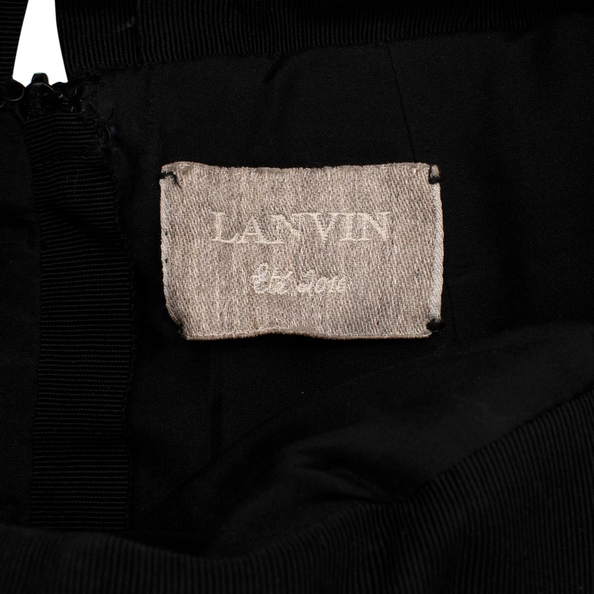 lanvin ruffle dress