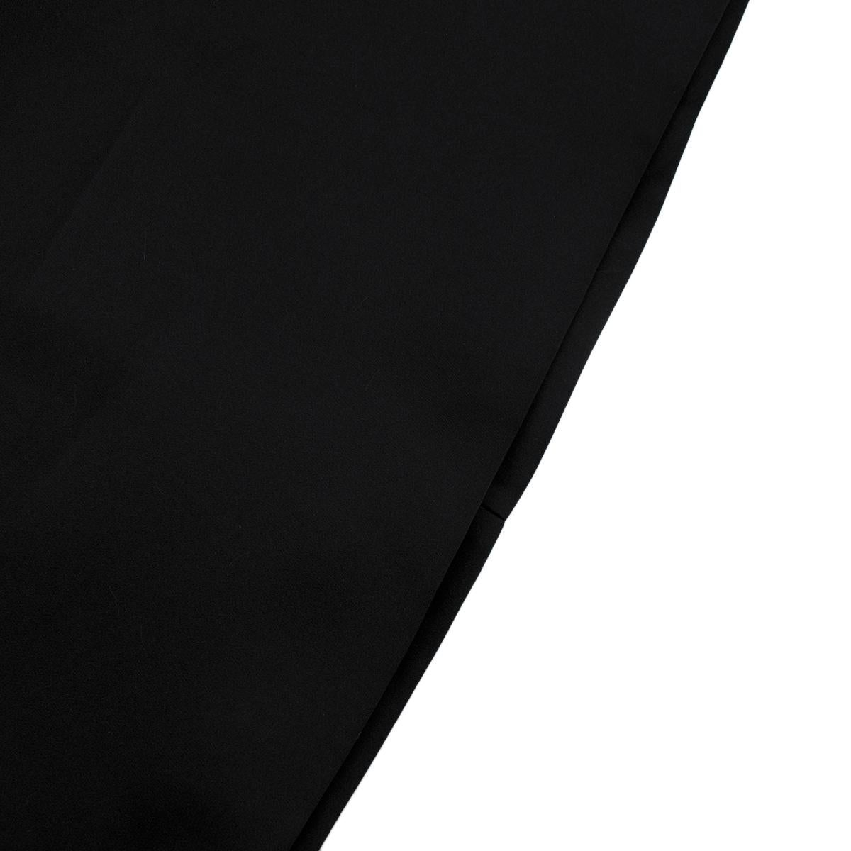 Women's Lanvin Black Ruffled Cocktail Dress - US size 6 For Sale