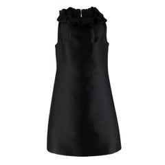 Lanvin Black Ruffled Cocktail Dress - US size 6