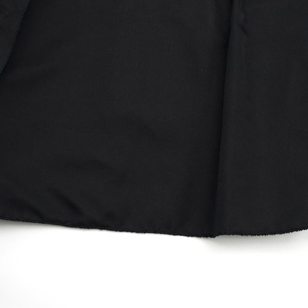 Lanvin Black Silk Blend Fitted Blazer SIZE 38 3