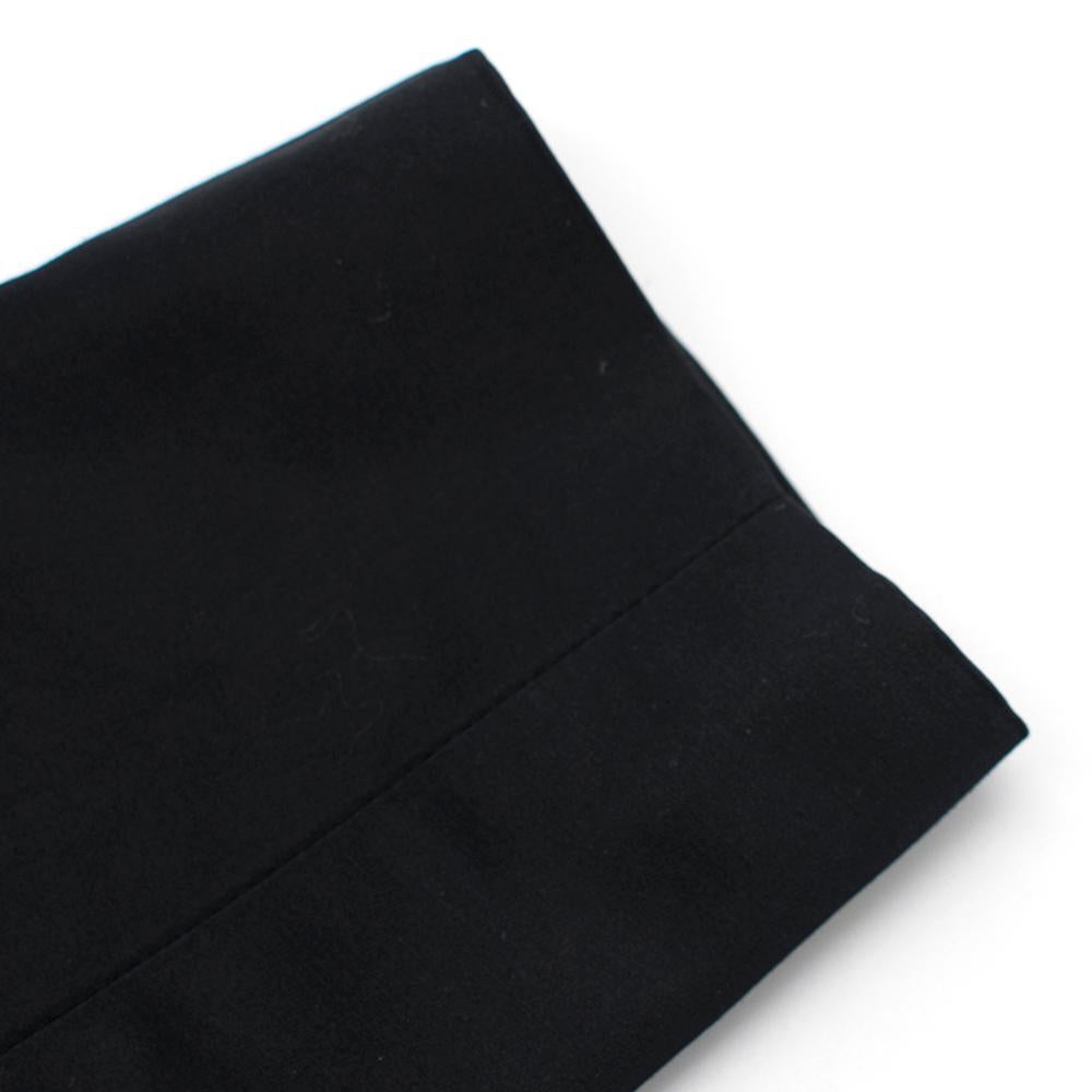 Lanvin Black Silk Blend Fitted Blazer SIZE 38 5