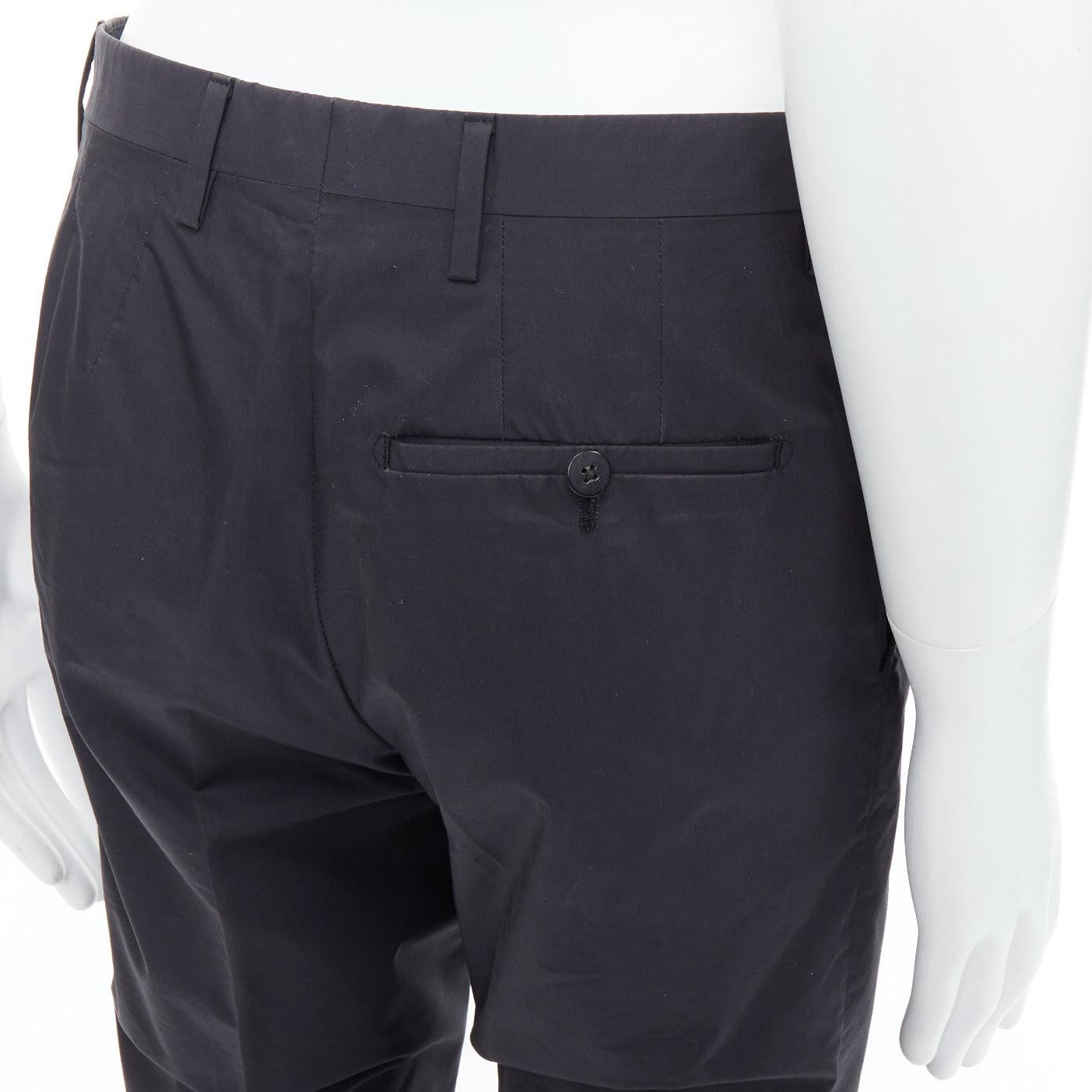 LANVIN pantaloni affusolati neri in crepe di misto lana con chiusura a scomparsa FR44 XS
Riferimento: CNLE/A00342
Marchio: Lanvin
Materiale: Lana, misto
Colore: nero
Modello: Tinta unita
Chiusura: bottone alla mosca
Dettagli extra: Chiusura con