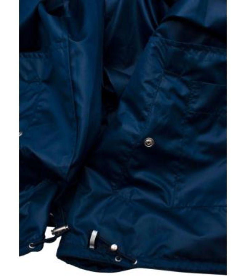 Lanvin Blue and Yellow Rain Jacket For Sale 4