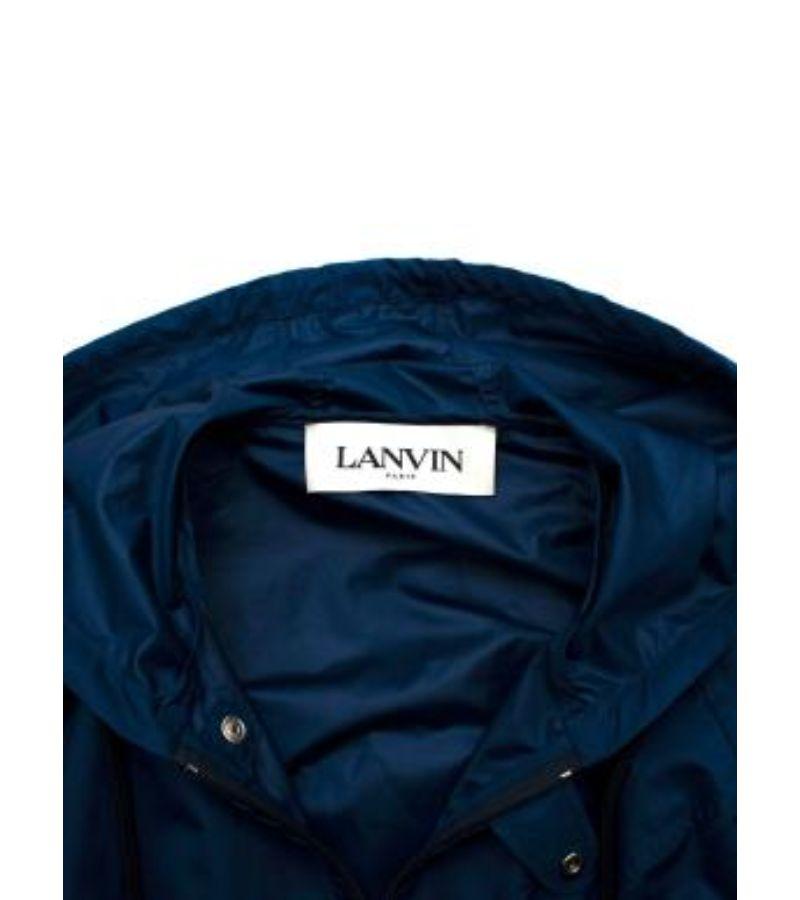 Lanvin Blue and Yellow Rain Jacket For Sale 5