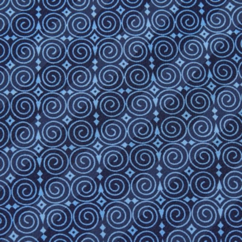 Veredeln Sie Ihr formelles Outfit mit dieser atemberaubenden Krawatte aus dem Hause Lanvin. Es ist aus blau gestreiftem Seidenstoff geschneidert, der mit einem Kreisdruck akzentuiert ist. Er hat eine Breite von 9 cm. Vervollständigen Sie Ihren Stil