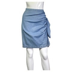 Lanvin Blue Denim Pensil Skirt, 2000’S