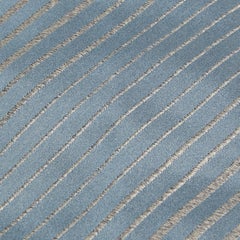 Lanvin Blue Striped Silk Traditional Tie