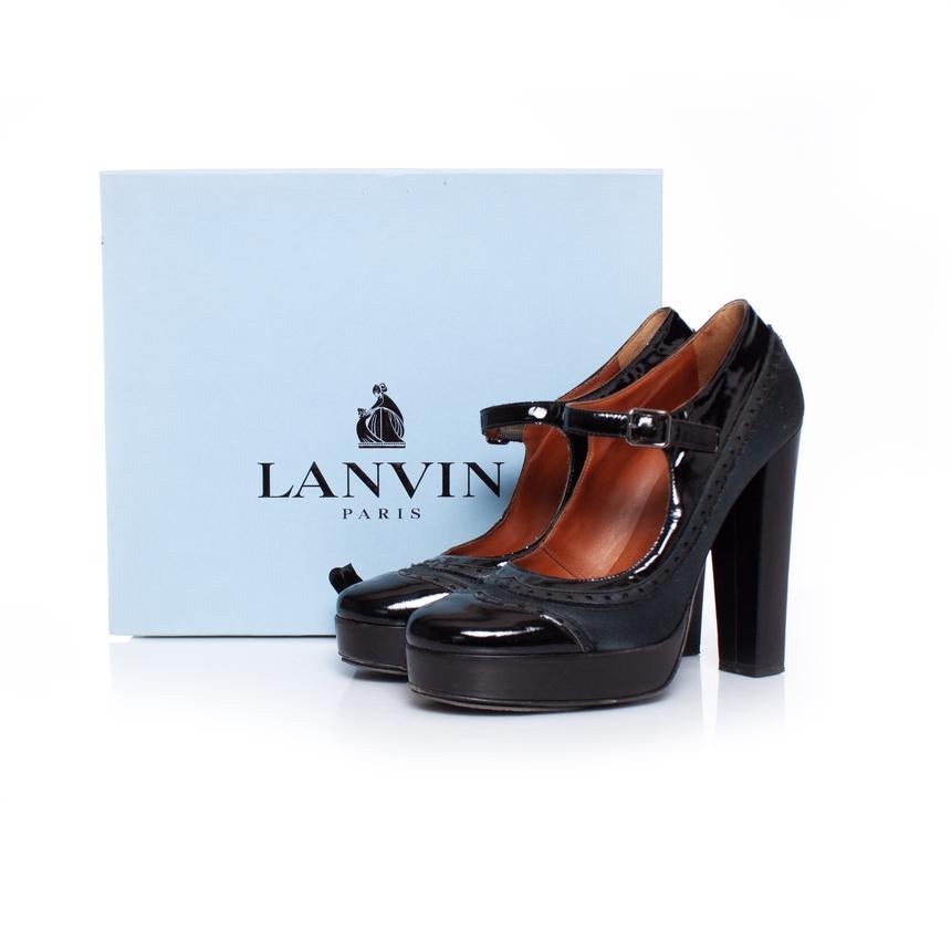 Lanvin, brogue platform pumps For Sale 3