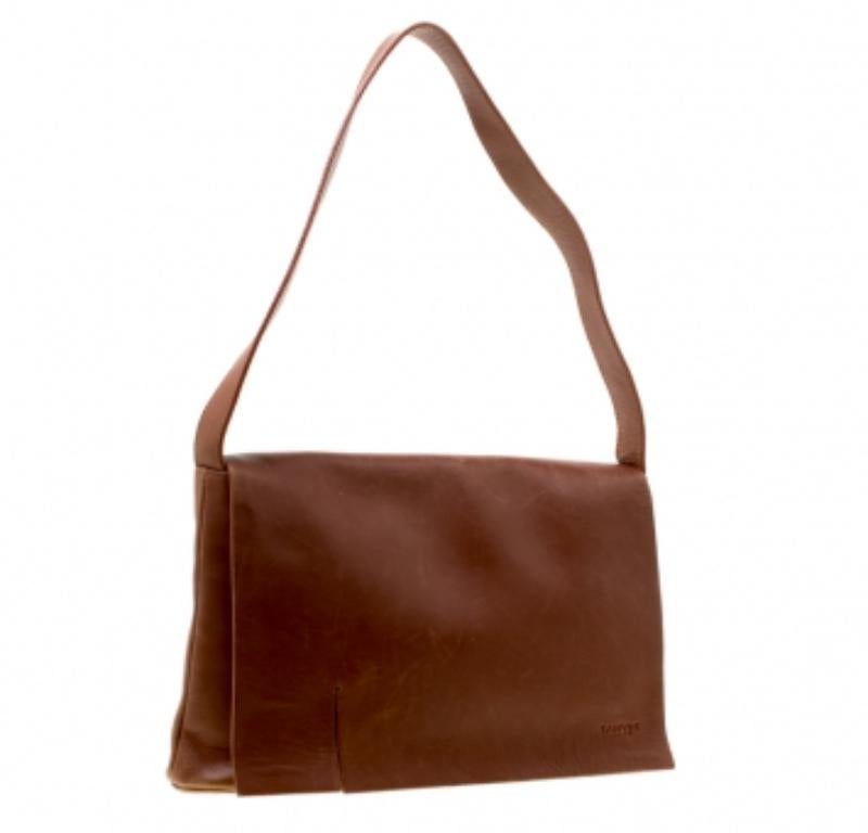 Lanvin Brown Leather Shoulder Bag im Angebot 5