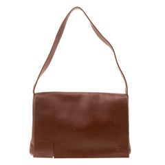 Lanvin Bolso de piel marrón