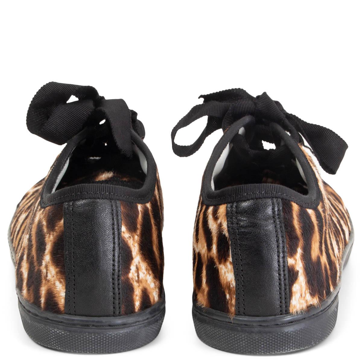 lanvin leopard sneakers