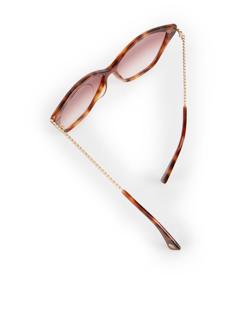 Lanvin Brown & Purple Gradient Sunglasses 1