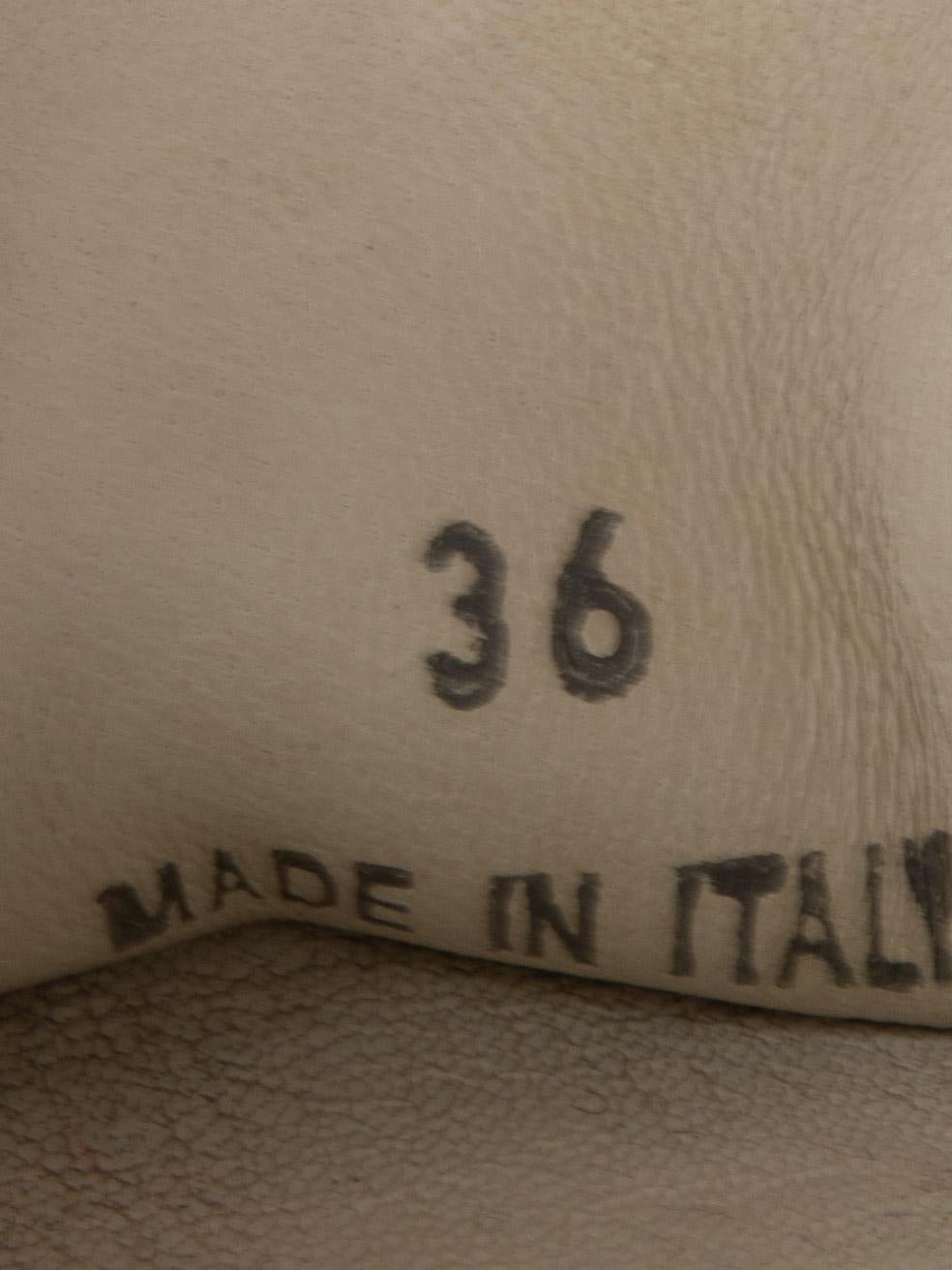 Lanvin Scarpe da Ginnastica Slip On in pelle di serpente marrone Taglia IT 36 in vendita 2