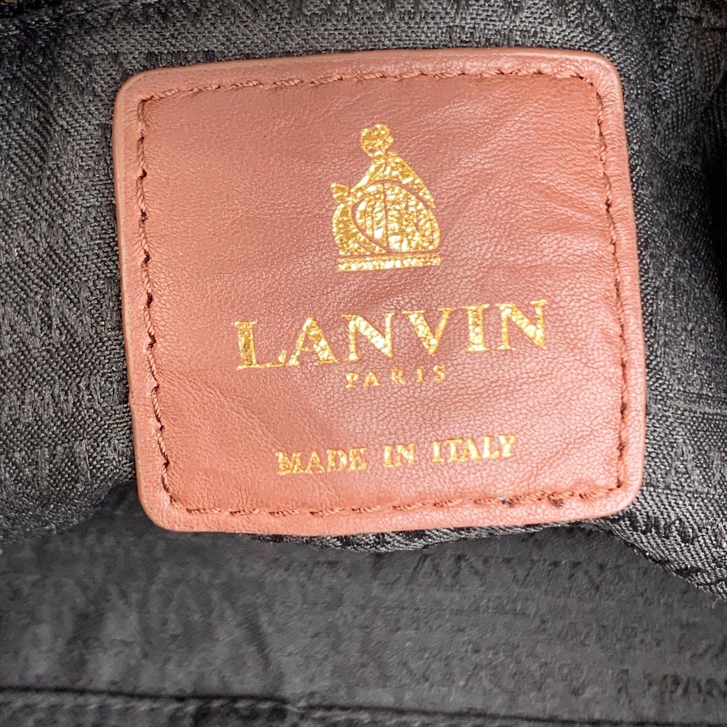 lanvin amalia quilted tote