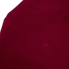 Lanvin Burgundy Ruffled Bardot Dress - Size US4