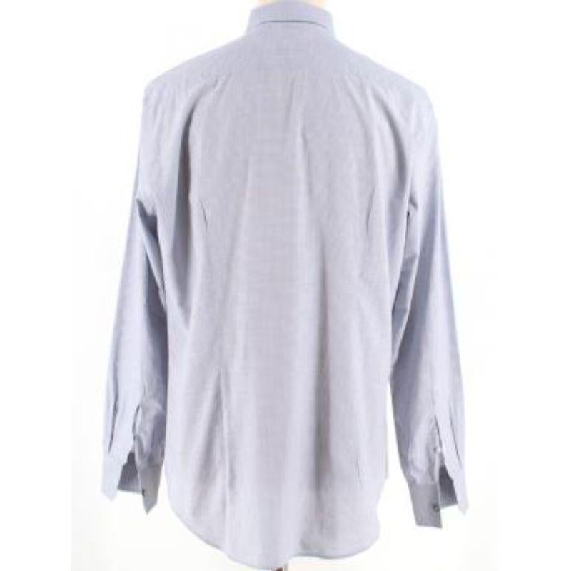 Lanvin Button-Up Blue Shirt In Good Condition For Sale In London, GB
