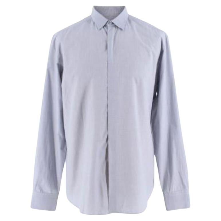 Lanvin Button-Up Blue Shirt For Sale