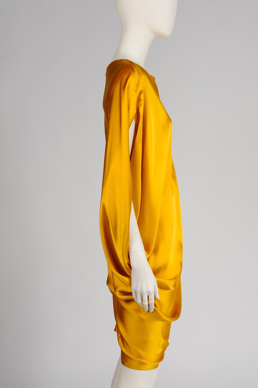 Lanvin par Alber Elbaz - Robe de cocktail drapée « Les 10 Ans », automne-hiver 2012 en vente 2