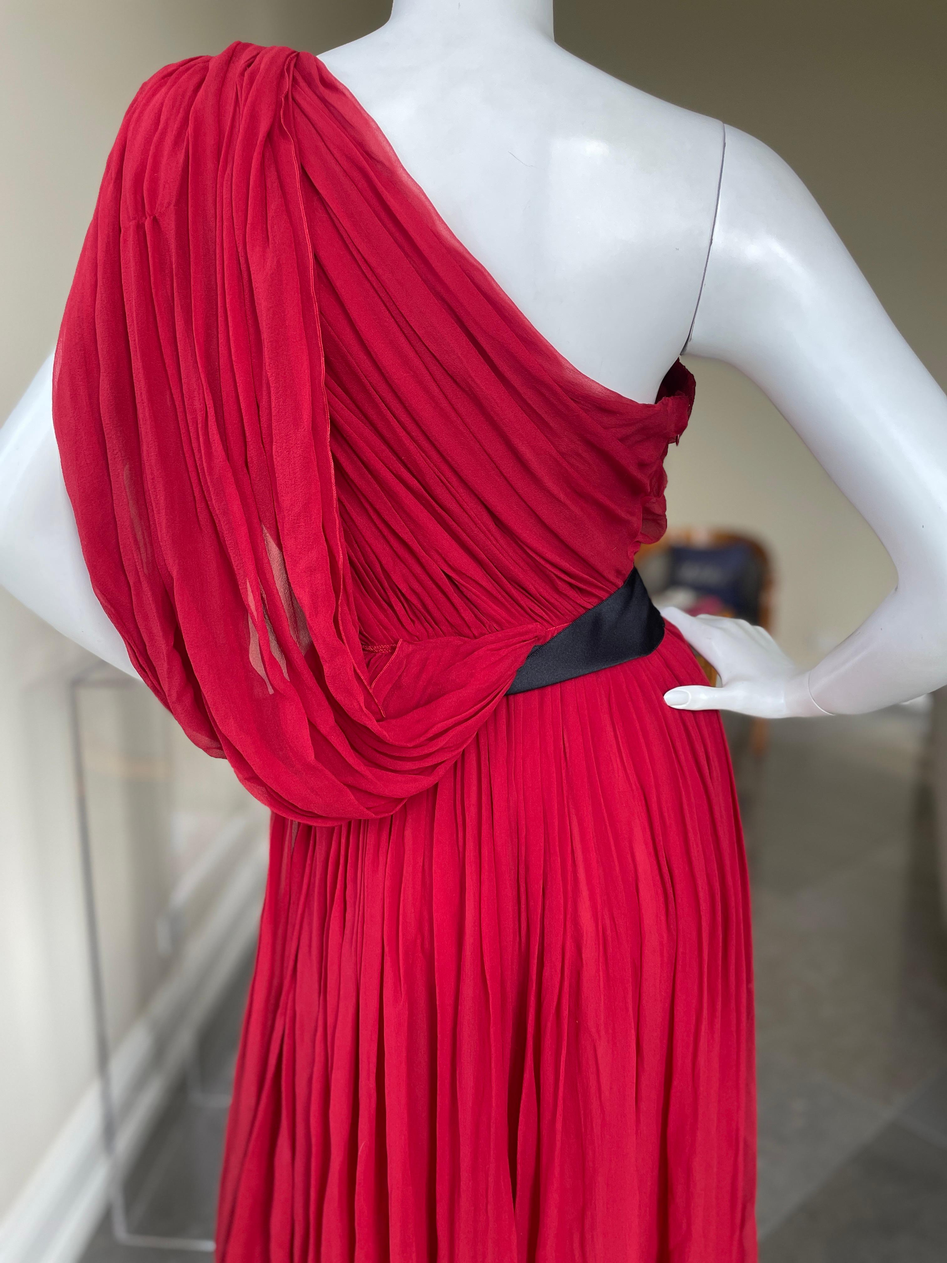 Lanvin by Alber Elbaz 2010 Red Silk Evening Dress NWT $7400 at Bergdorf Goodman 2