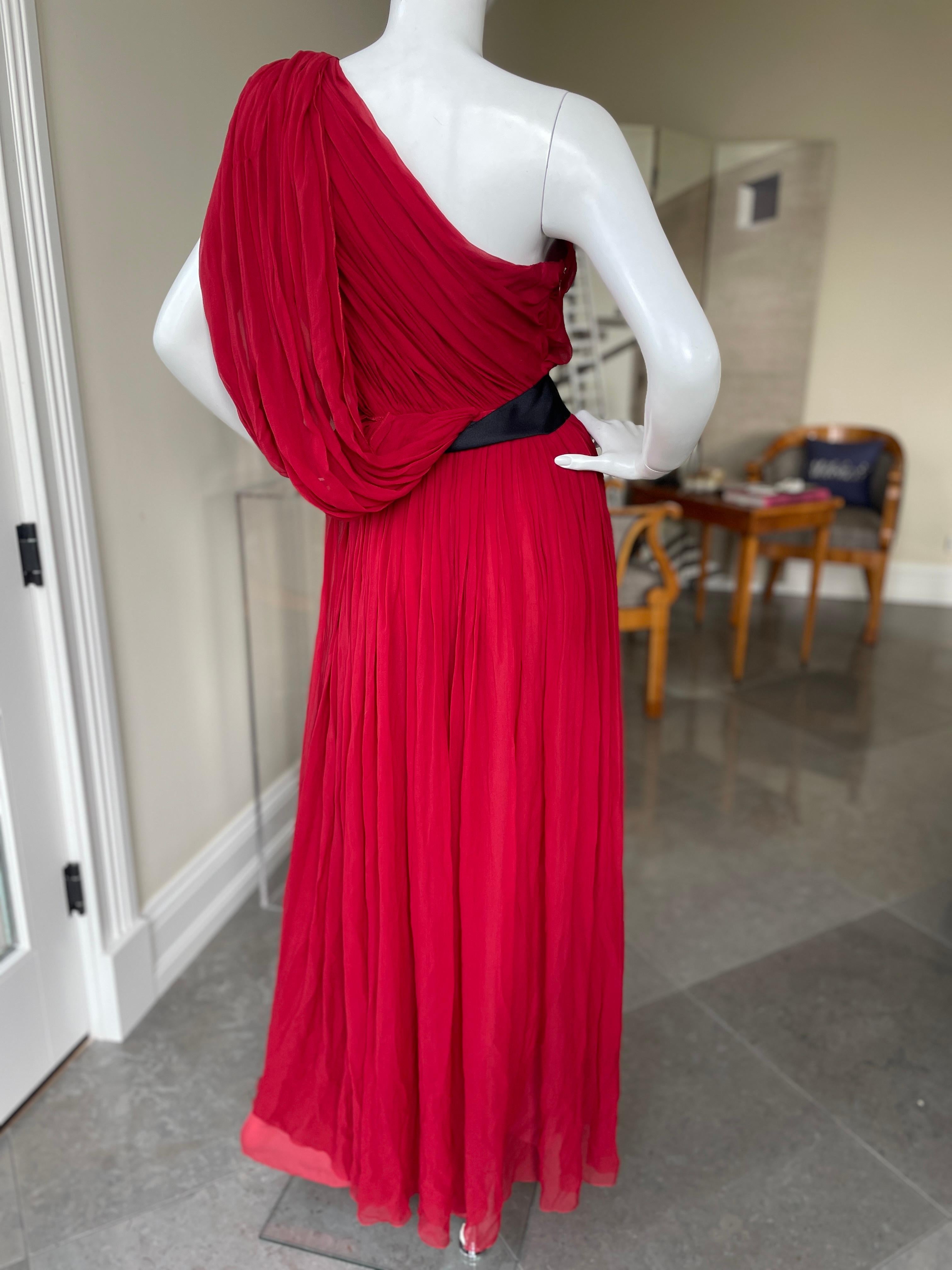Lanvin by Alber Elbaz 2010 Red Silk Evening Dress NWT $7400 at Bergdorf Goodman 3