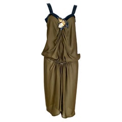 Lanvin by Alber Elbaz Brown Silk Dress