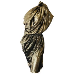 Lanvin by Alber Elbaz Metallic Gold Goddess Dress Fall 2010