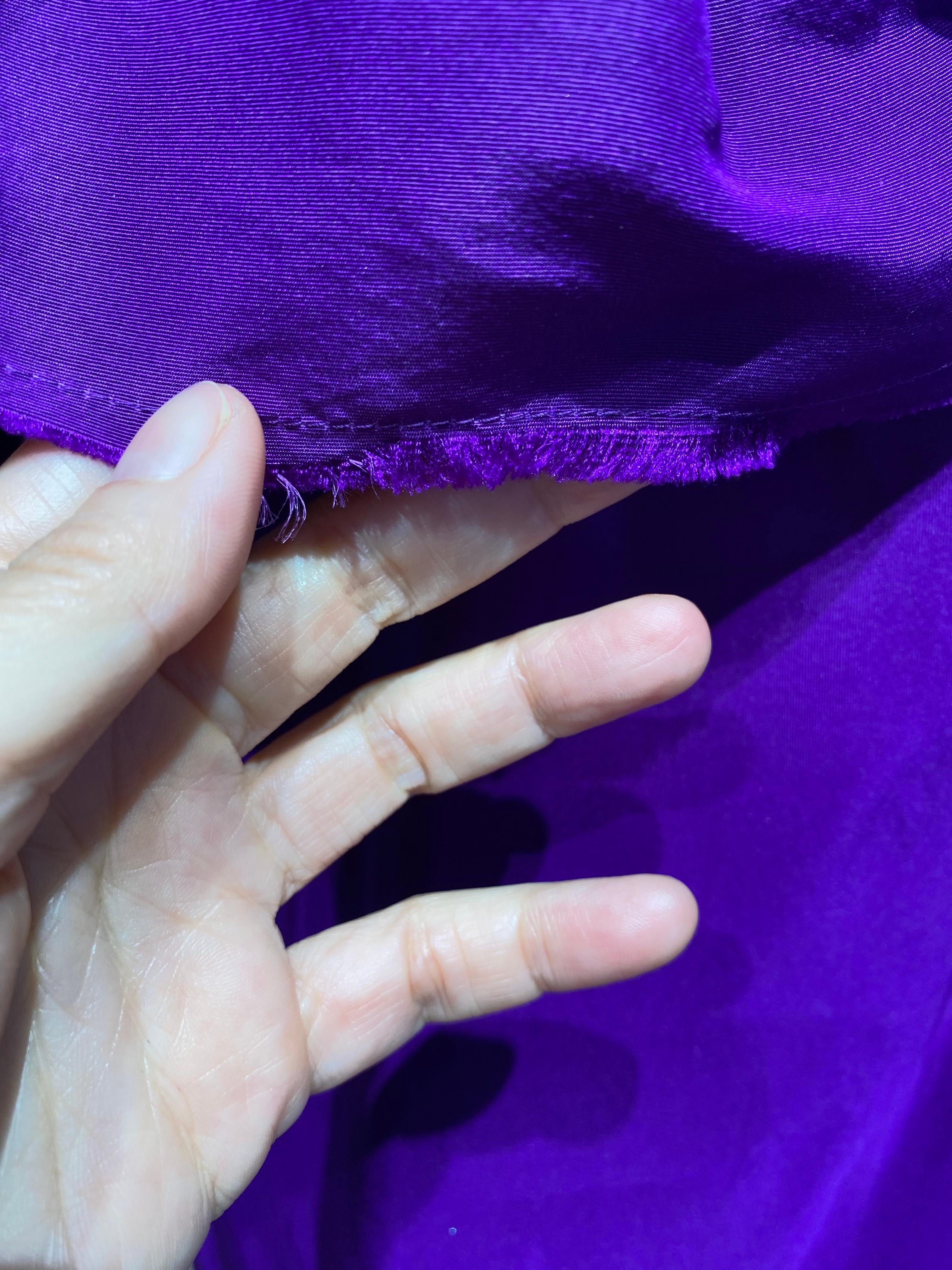 LANVIN by Alber Elbaz Purple Silk Strapless Cocktail Dress For Sale 4