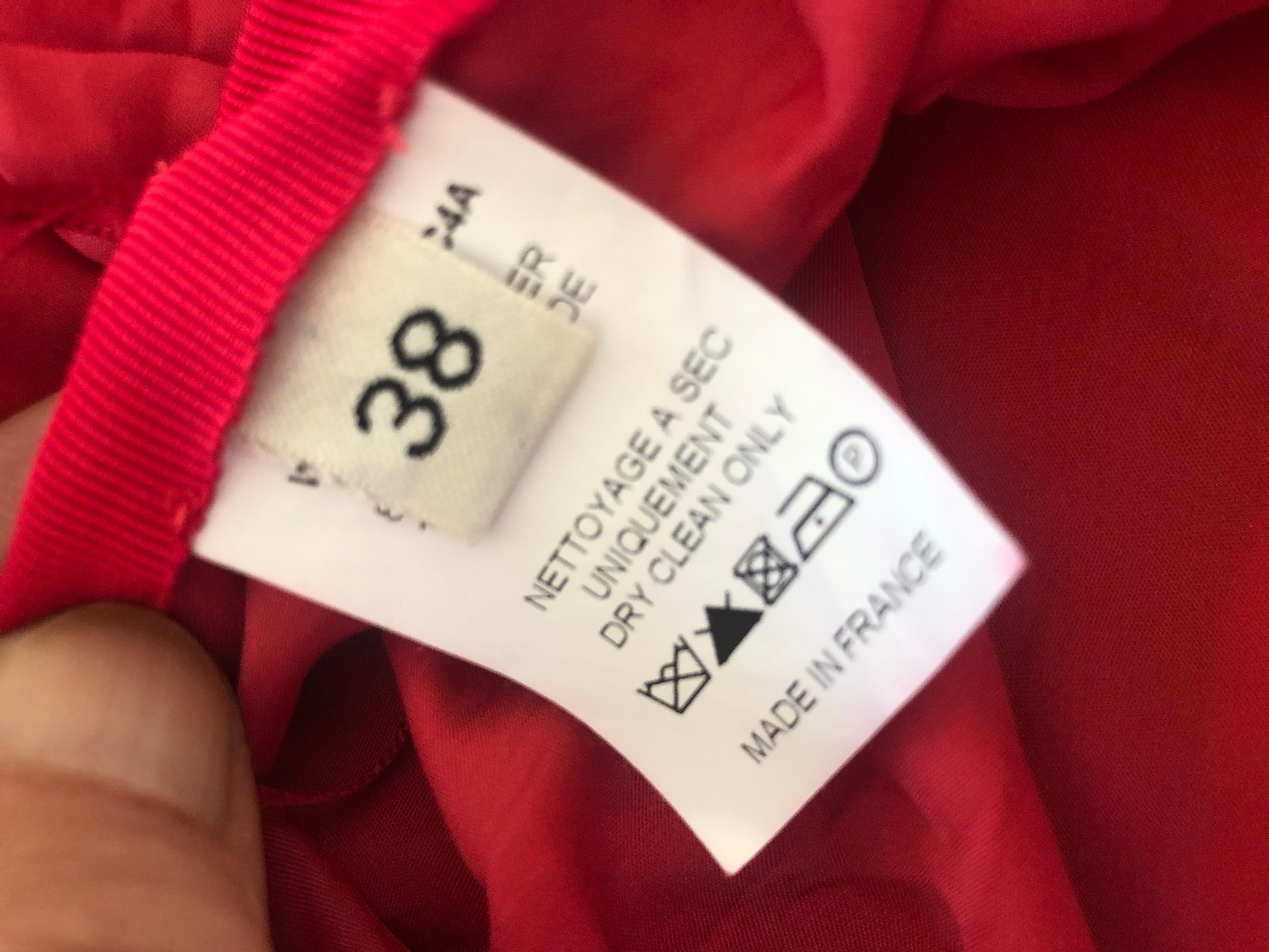 Lanvin by Alber Elbaz Vestido Rojo Revelación de Diosa Primavera 2010 en venta 6