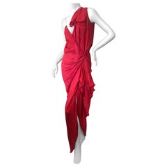 Lanvin by Alber Elbaz Vestido Rojo Revelación de Diosa Primavera 2010