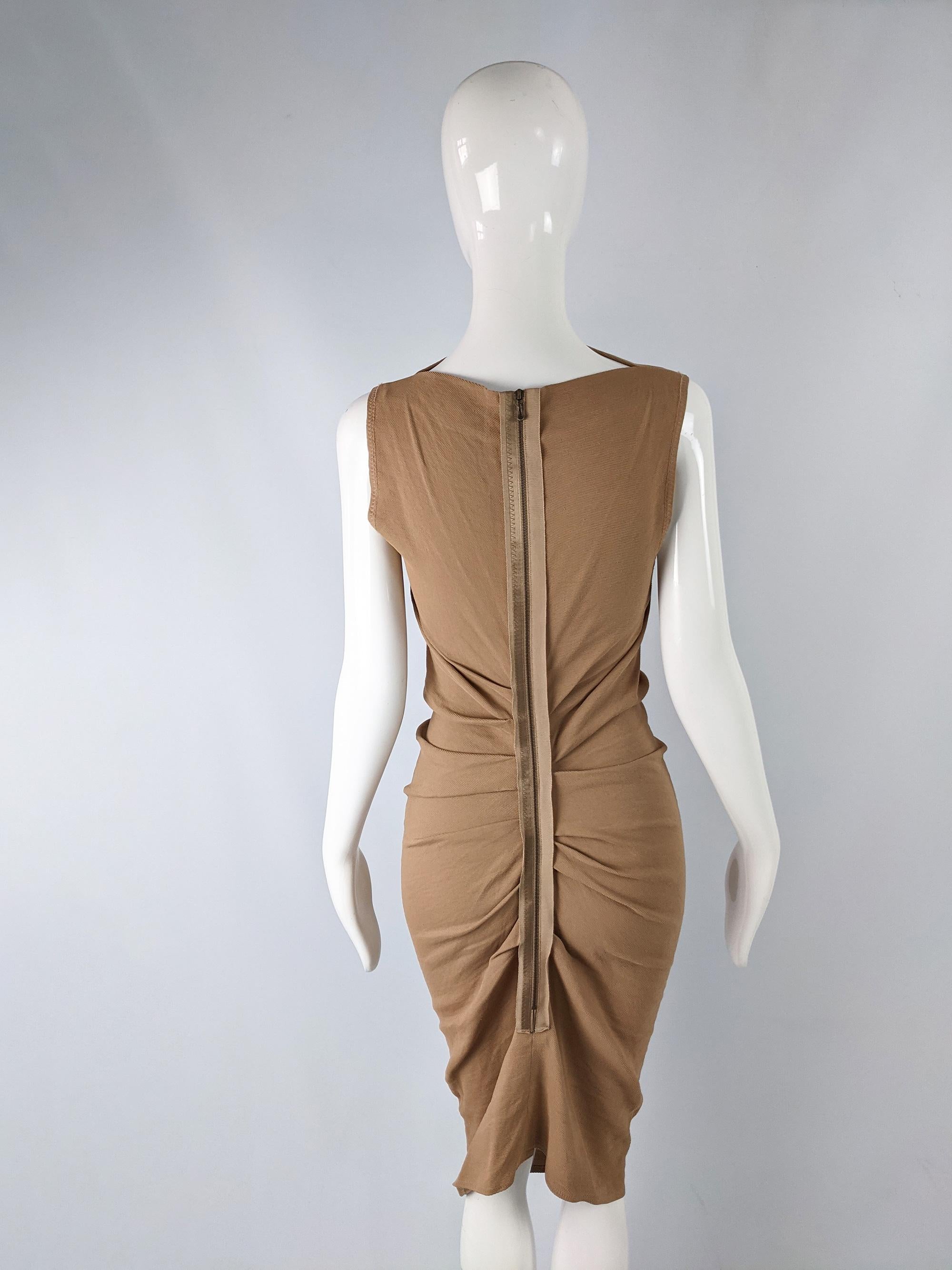 Lanvin by Alber Elbaz Ruched Linen Dress 1