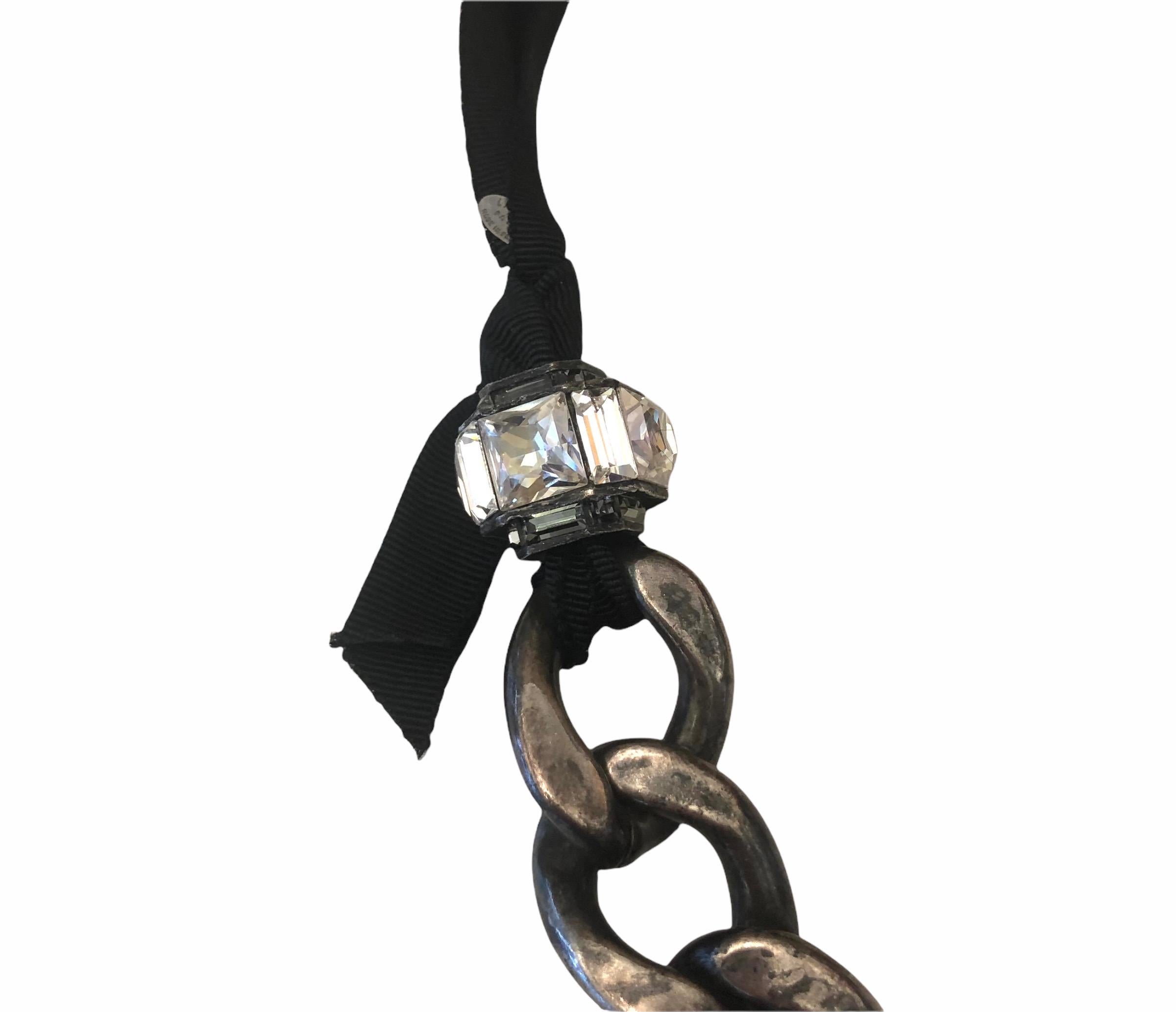 lanvin chain necklace