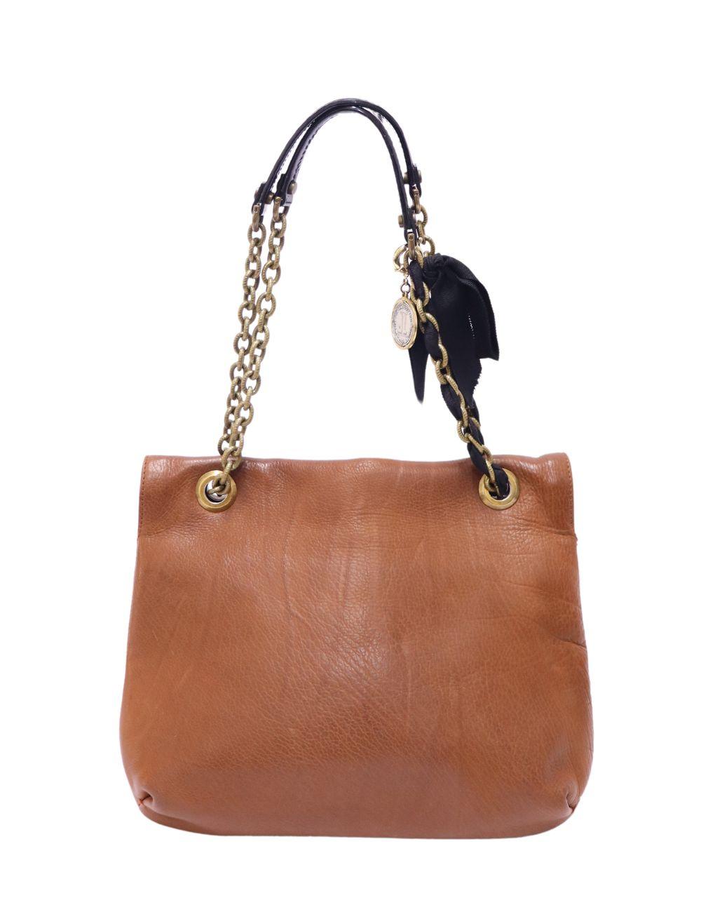 Lanvin Camel Happy Flap Shoulder Bag For Sale 2