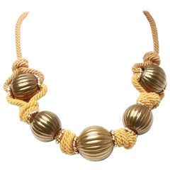 Lanvin Collier Court Evening Choker Necklace