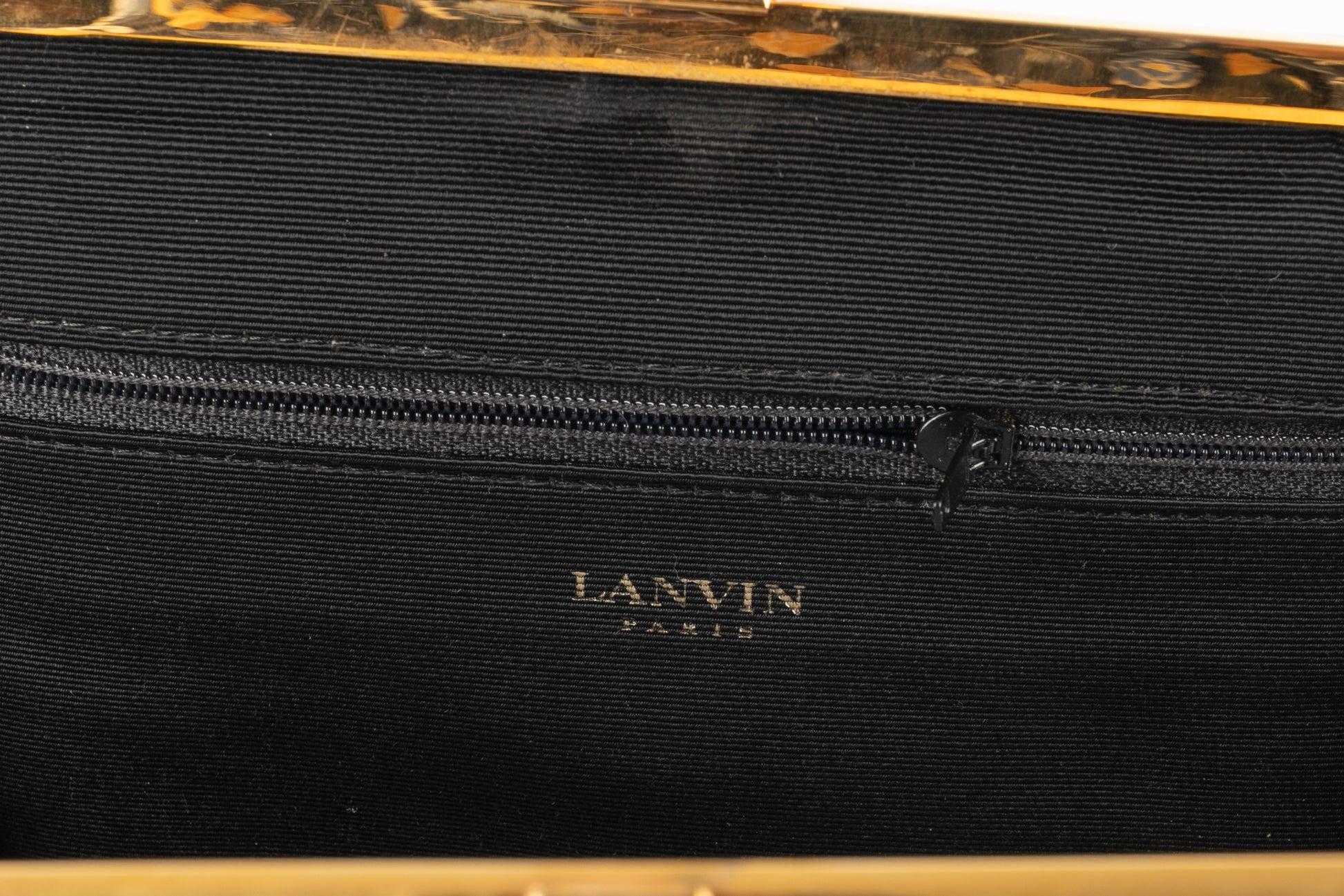 Lanvin Crocodile Black Exotic Leather Bag For Sale 4